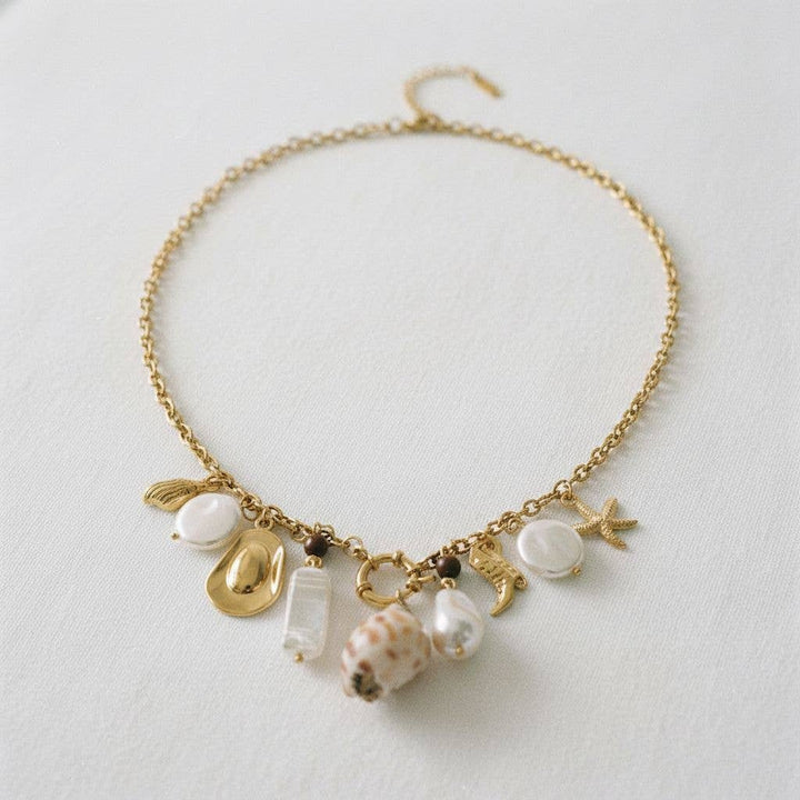 paperln - Shell Pendant Necklace: A15