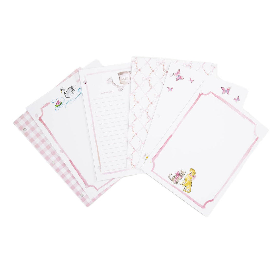 Over the Moon Gift - "Our Baby" Memory Book Pages: Pink