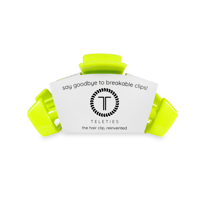 TELETIES - Classic Hair Clip | Medium | Summer Brights