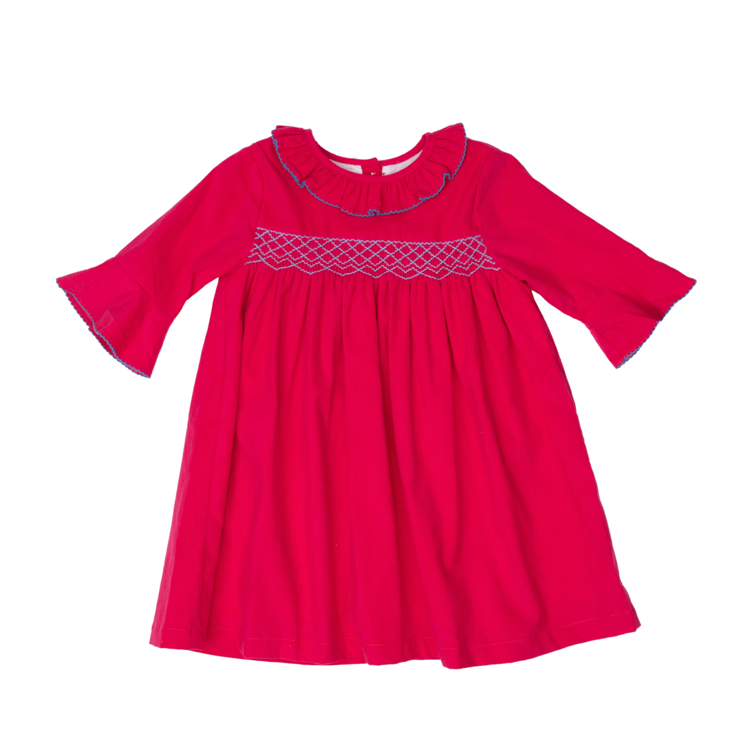 Marty Hot Pink Cord Dress