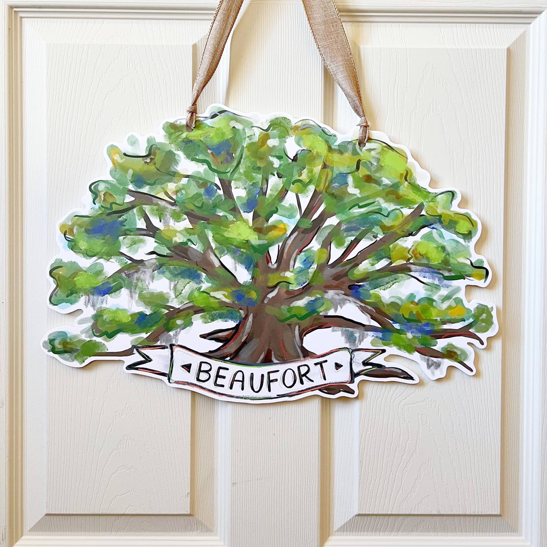 Home Malone - Oak Tree Door Hanger Geneva, AL