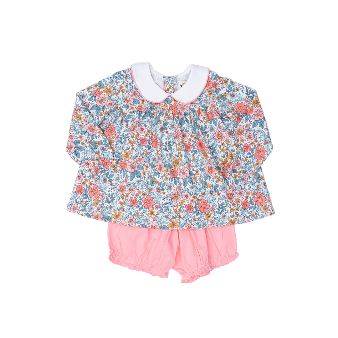 Mary Charlotte Sienna Floral Bloomer Set