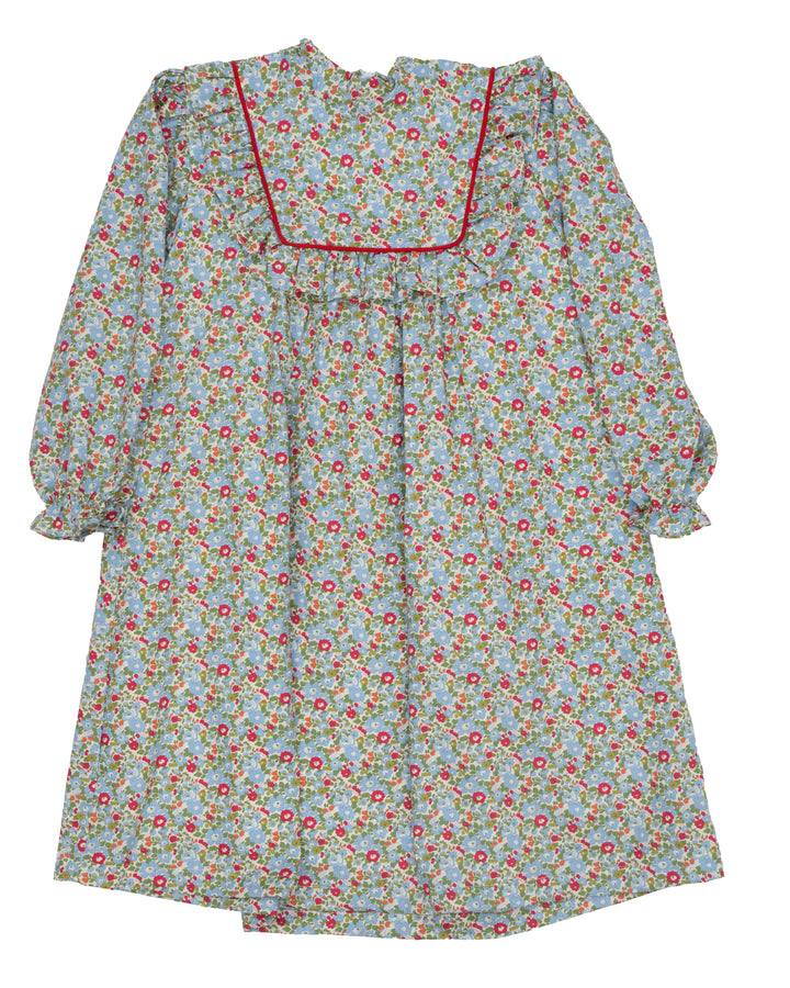Zoe Evergreen Floral Dress