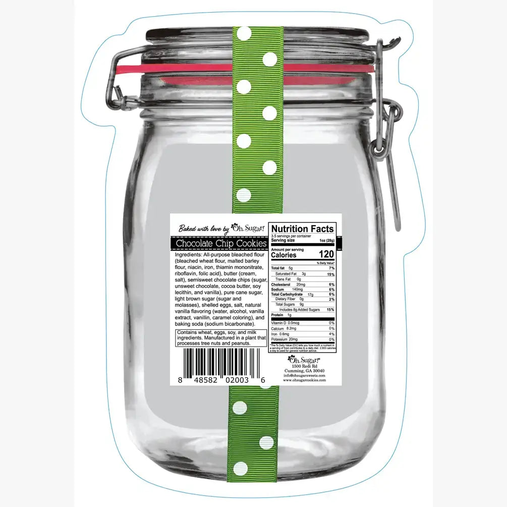 Oh, Sugar! - Cookie Mason Jar Pouches - Everyday Mixed Flavor - Small