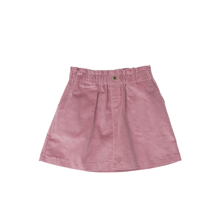 Leigh Dusty Rose Cord Skirt