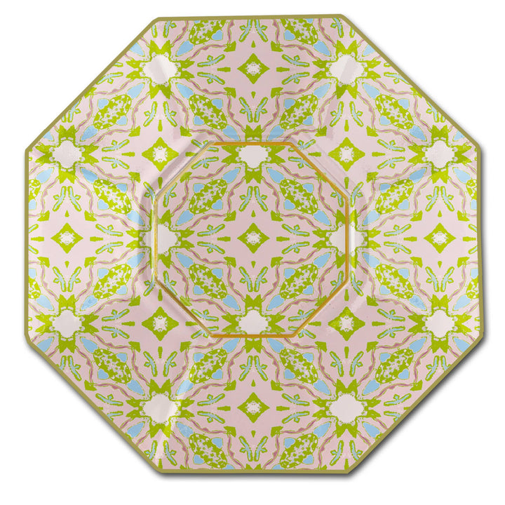 Marye-Kelley - Lagos Blush by Laura Park Decoupage Glass Plate: 5" Octagonal