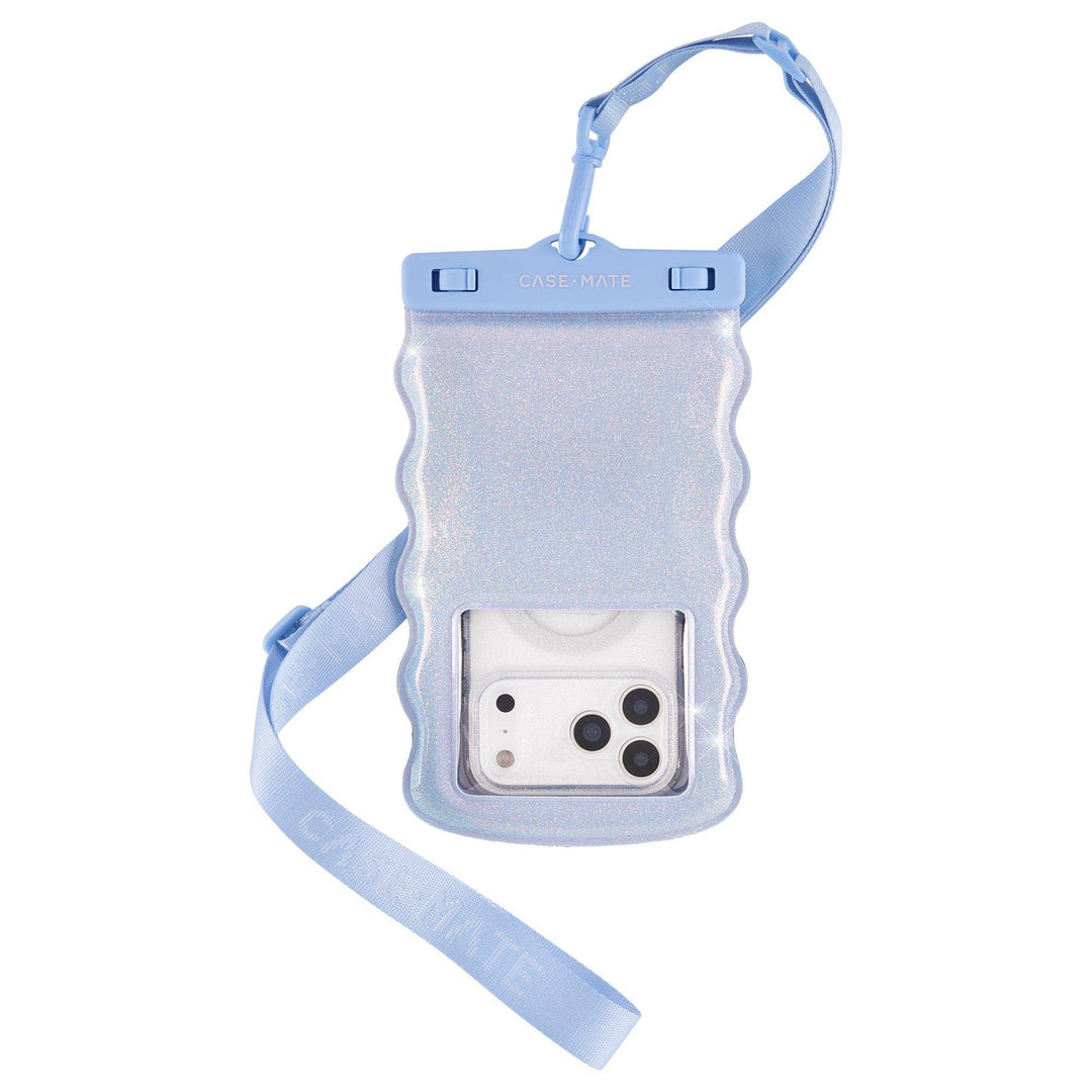 Case-Mate - Case-Mate Wavy Waterproof Floating Phone Pouch: Mist Twinkle