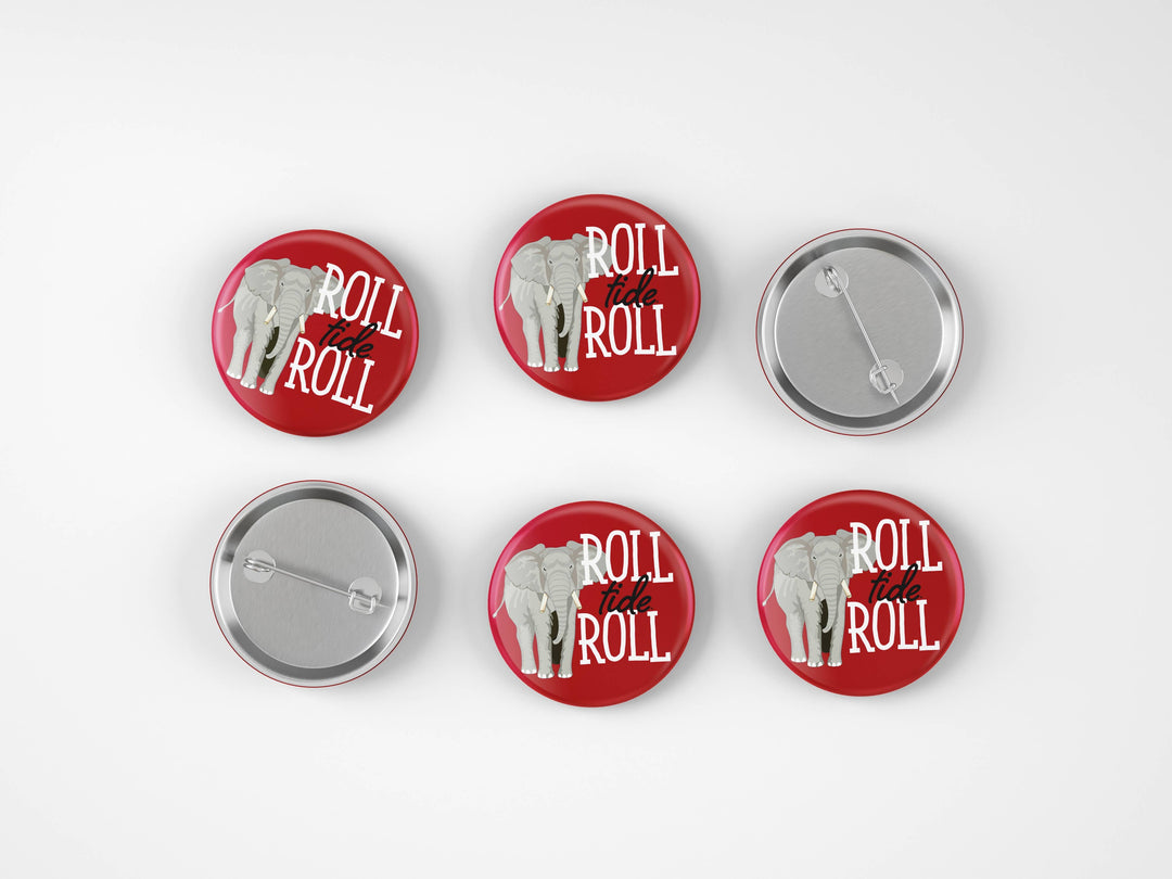 Cute As A Button - Alabama Mascot Button