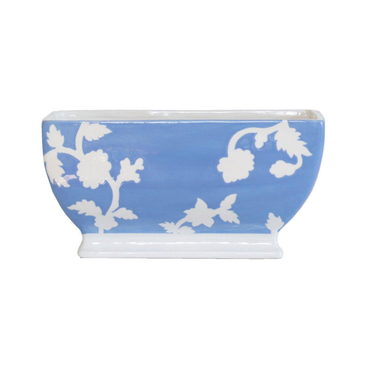 Lo Home by Lauren Haskell Designs - Chinoiserie Dreams Planter: French Blue
