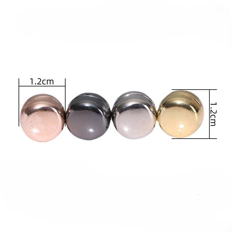 MKS America - Scarf Strong Magnetic Buckle Two-Purpose Brooch Collar Clip: Gold / M