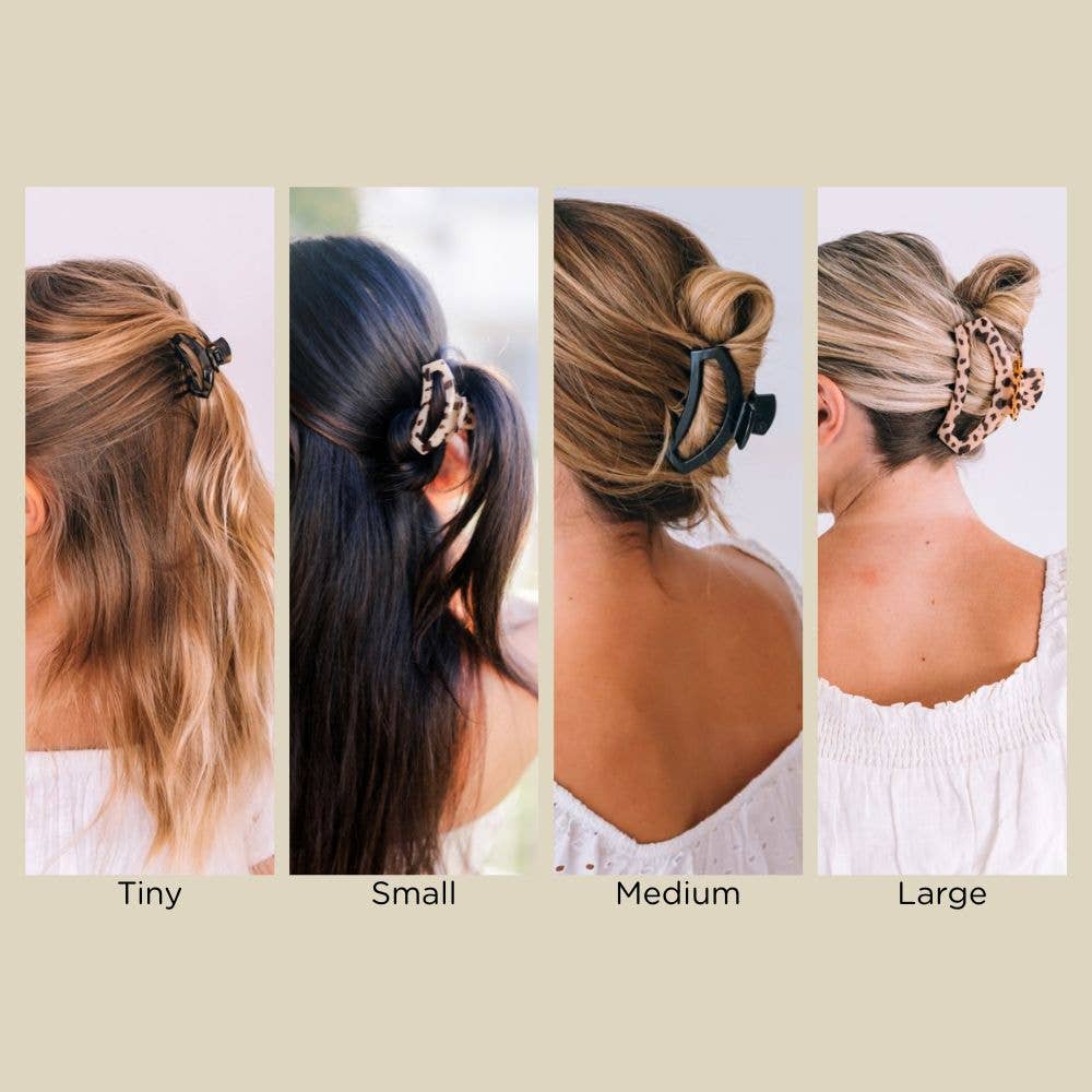 TELETIES - Open Hair Clip | Medium | Summer Brights