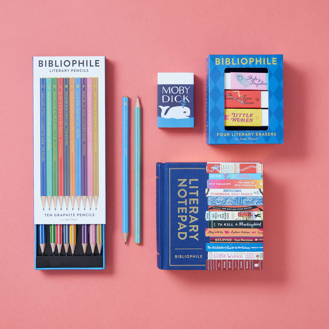 Chronicle Books - Bibliophile Literary Erasers