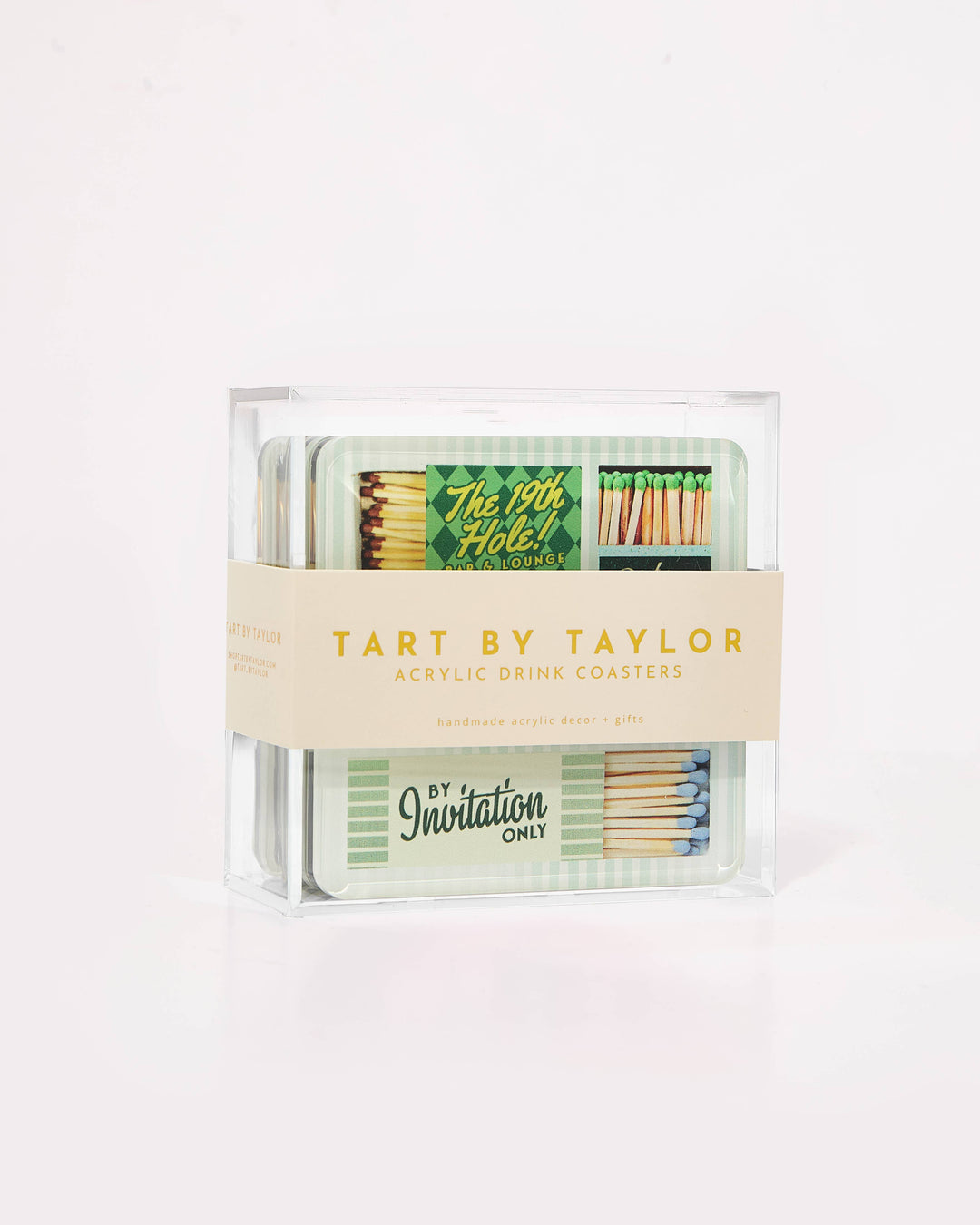 Tart By Taylor - Golf Matchbook Coasters: Individual Coaster