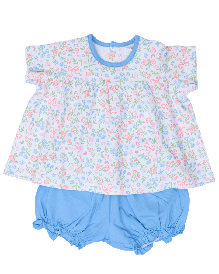 Ava Ditsy Bow Bloomer Set