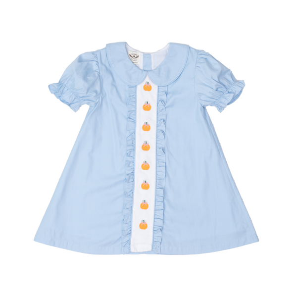 EUC Proper Peony blue hotsell pumpkin dress, size 3t