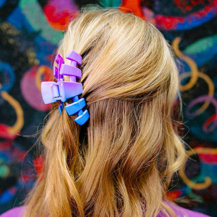 TELETIES - Classic Hair Clip | Medium | Miami Vice
