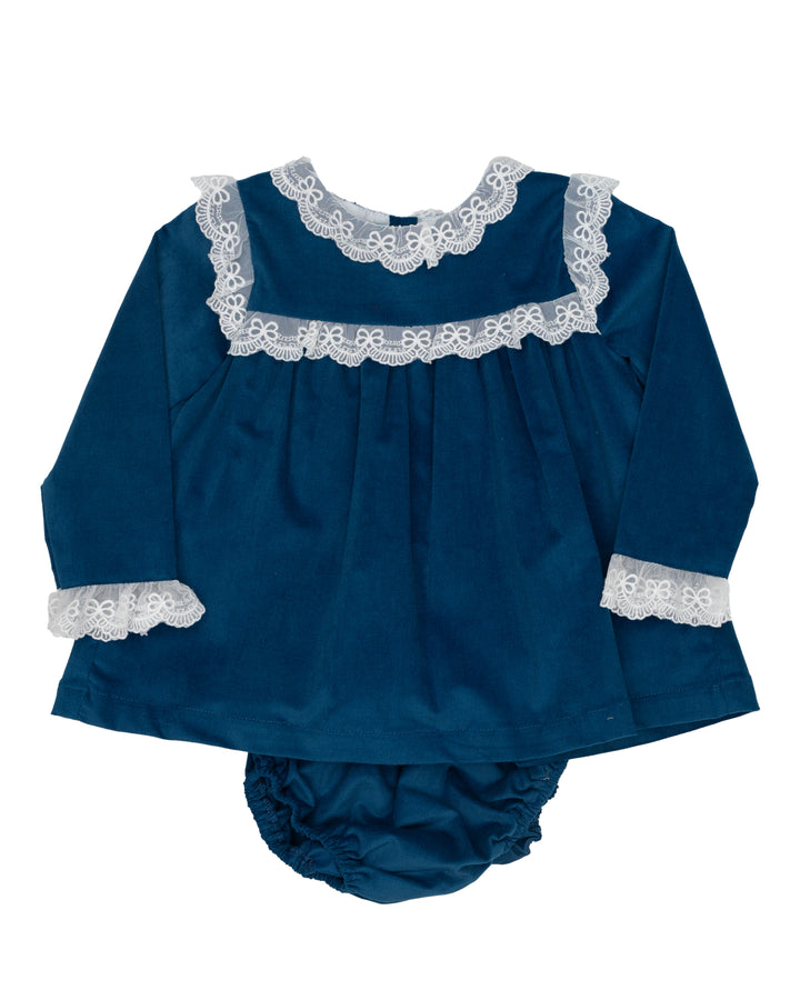 Macey Navy Heirloom Velvet