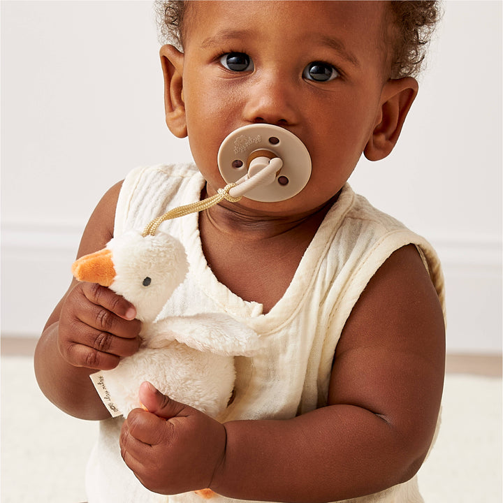 Itzy Ritzy - *NEW OPTIONS* Bitzy Pal Natural Rubber Pacifier & Plush: Bear