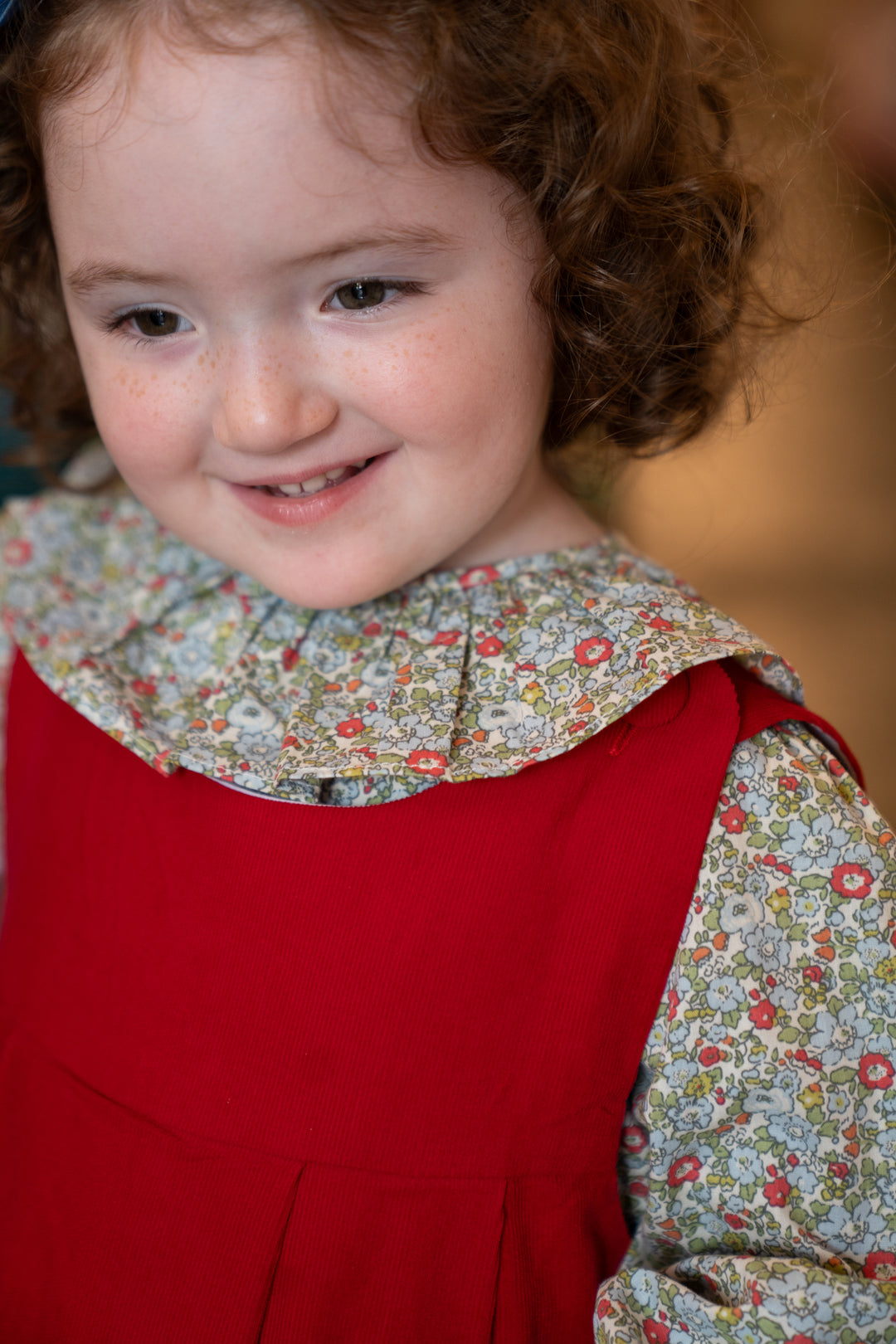 Matilda Green & Blue Floral Jumper