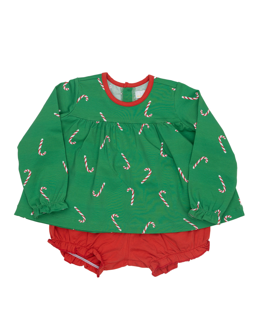 Ava Candy Cane Lane Bloomer Set