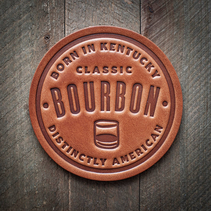 Sugarhouse Leather - Bourbon Leather Coaster