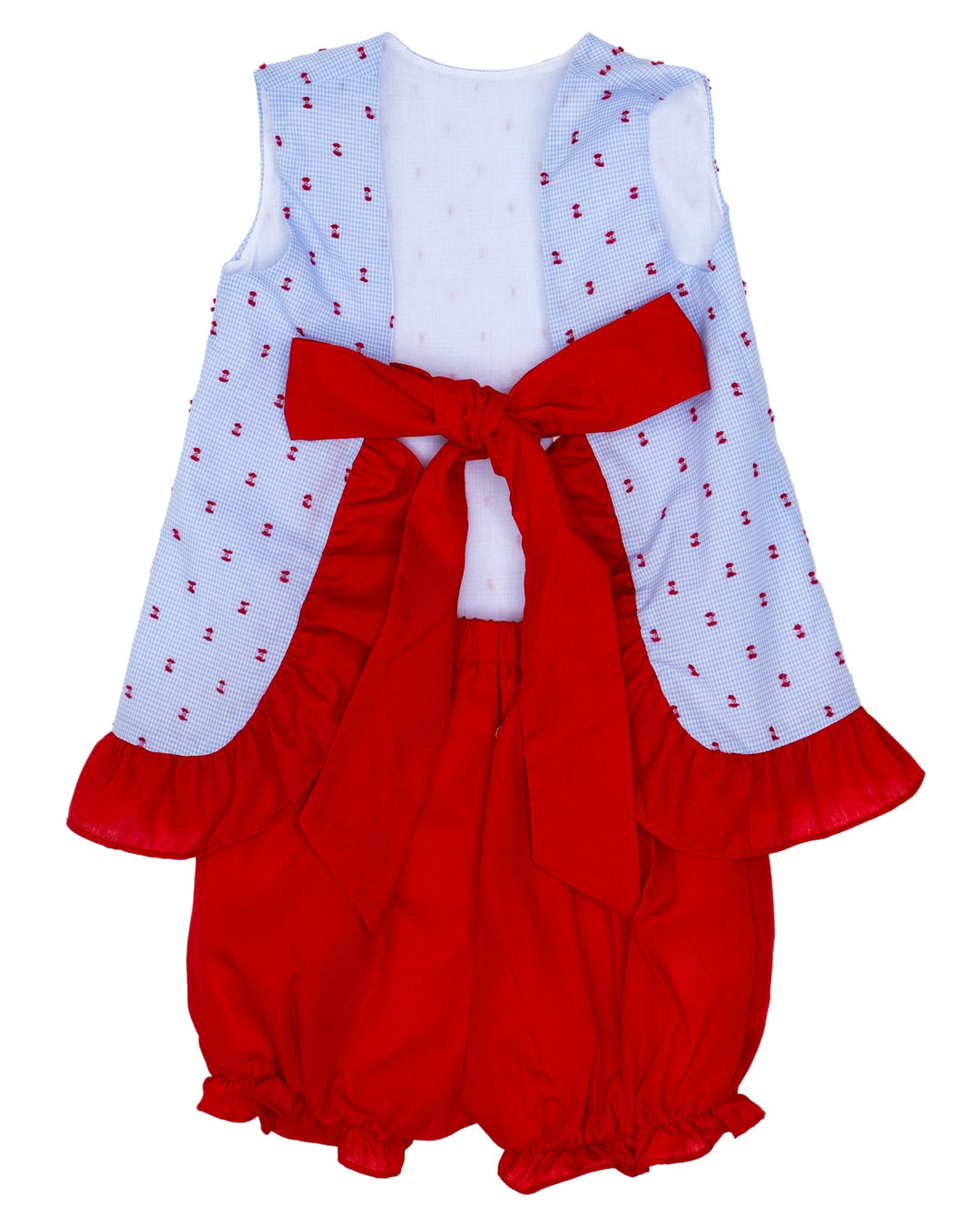 Blakely Star Spangled Swiss Dot Bloomer Set