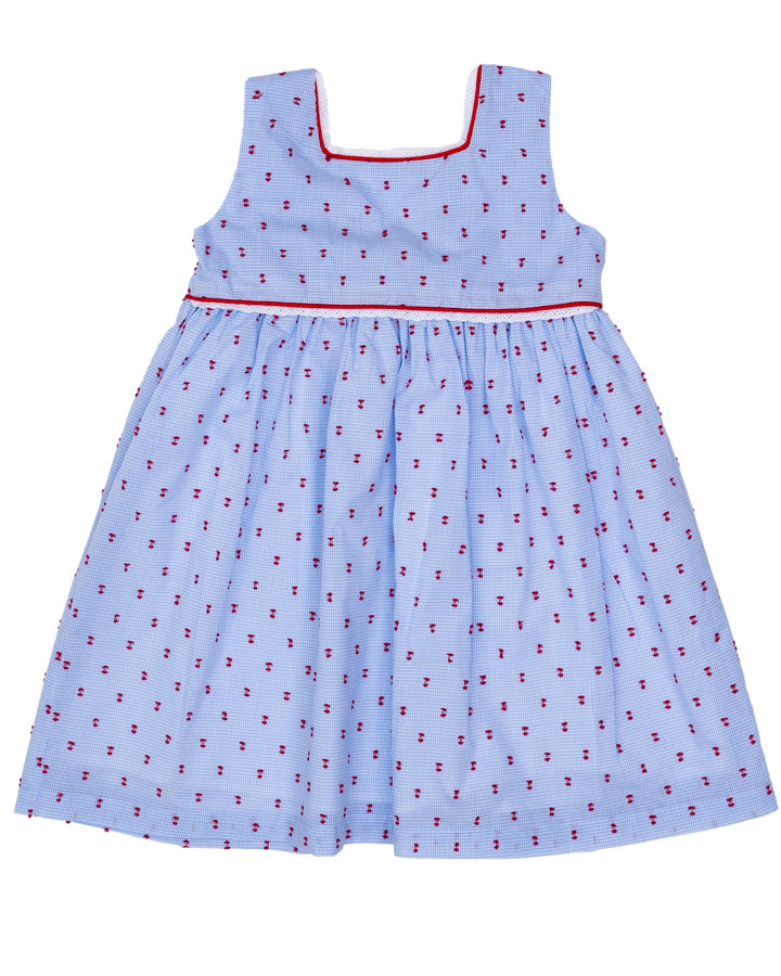 Darby Star Spangled Swiss Dot Dress