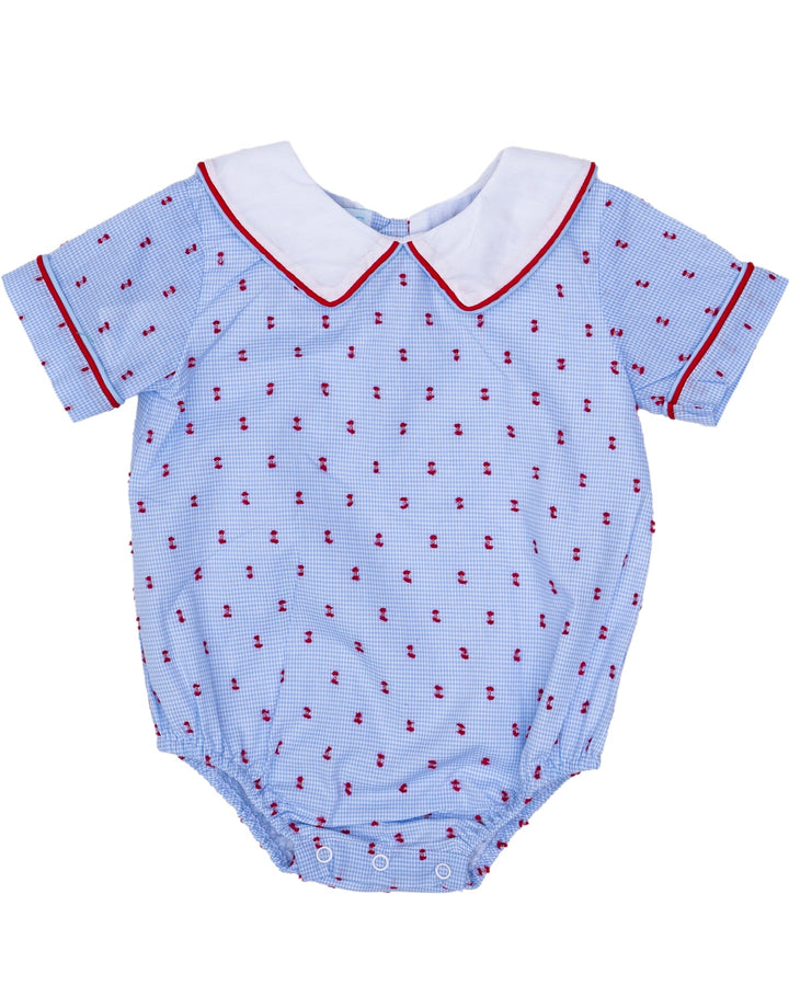 James Star Spangled Swiss Dot Bubble