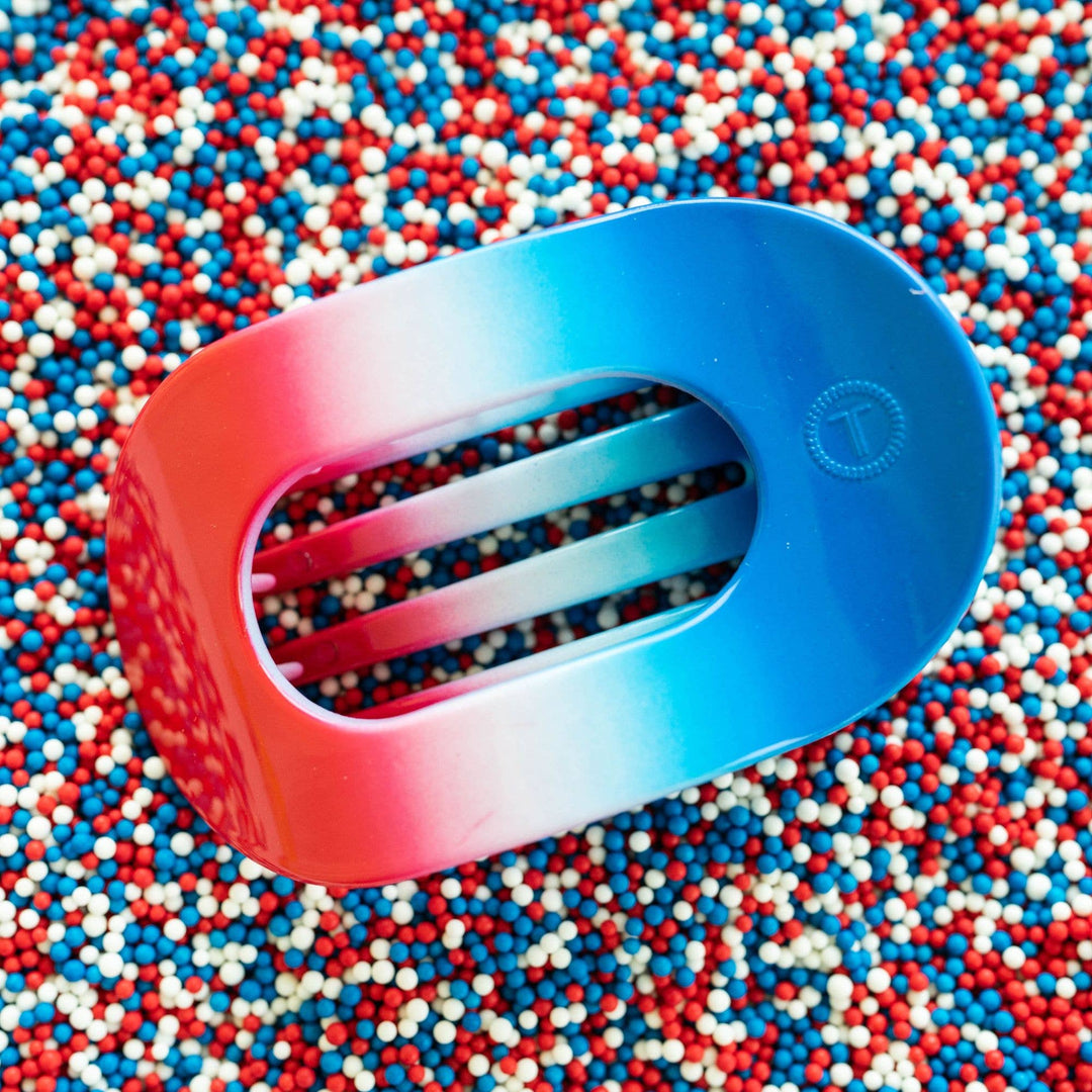 TELETIES - Flat Round Hair Clip | Large | Miss. Americana