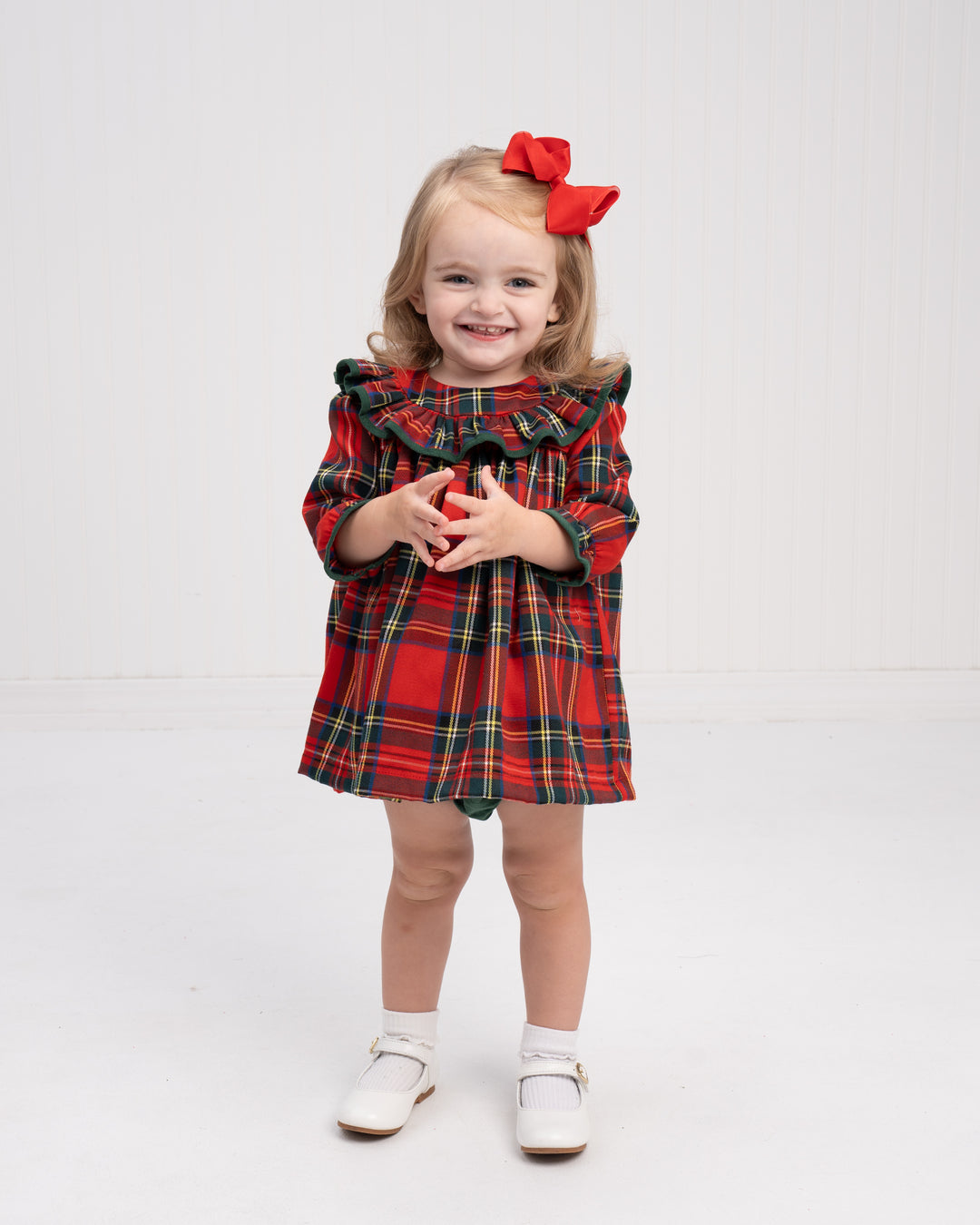 Layla Yuletide Tartan Bloomer Set