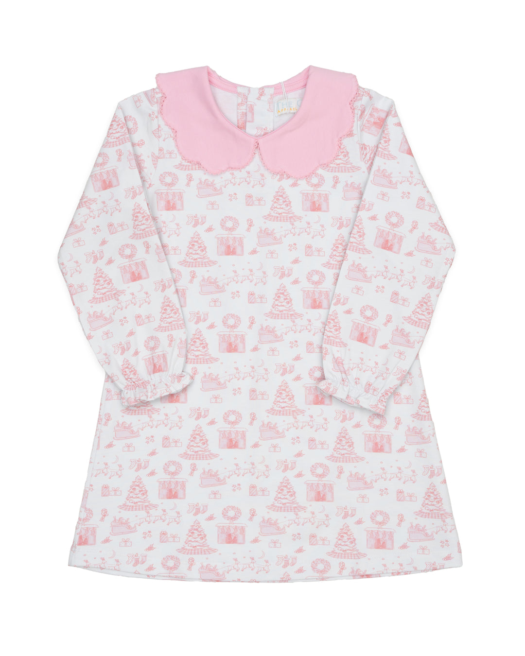 Presley Kait Pink Fireside Noel Dress
