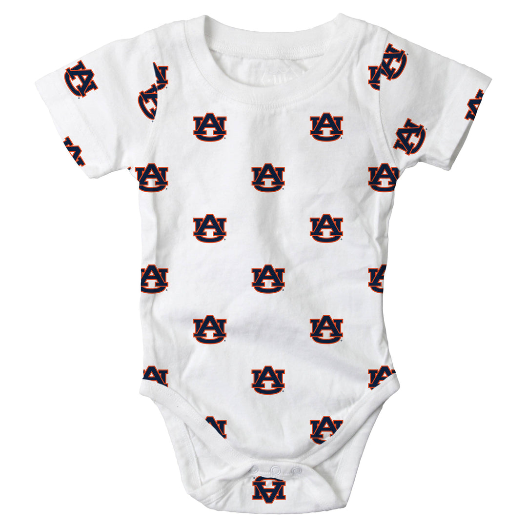 Wes and Willy - Wes & Willy Auburn Tigers Infant's Allover Print Bodysuit: As Shown / 18 Month