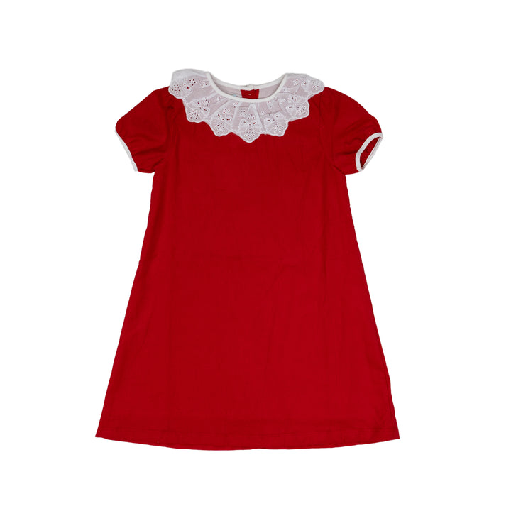 Melody Red Bow Cord Dress