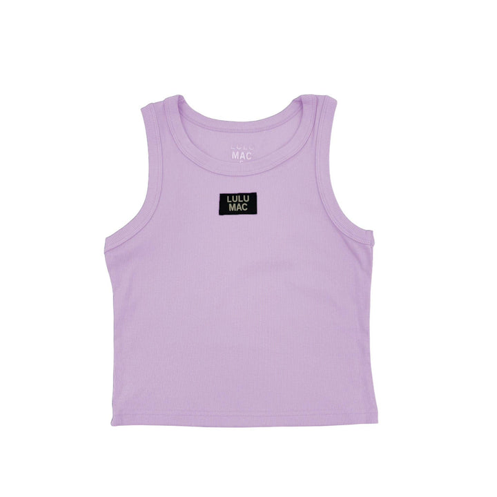 Girlie Girl Originals - DD-TANK LAVENDER LULU MAC SOLID TANK TOPS: LAVENDER / XSmall