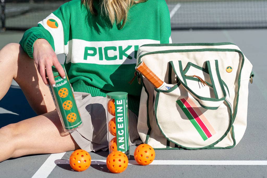 Tangerine - 3 Pack Container of Pickleballs