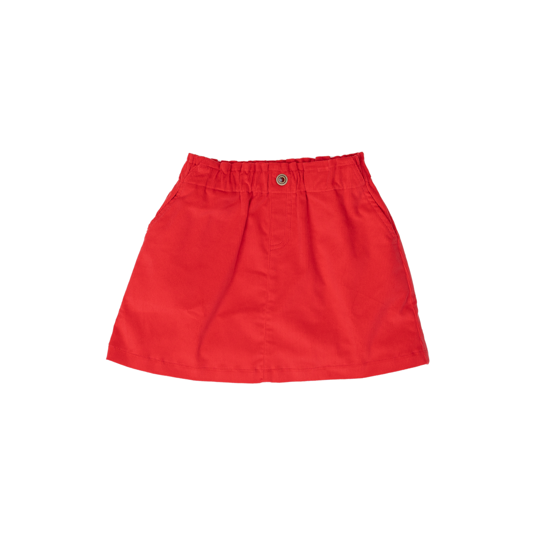 Leigh Red Cord Skirt