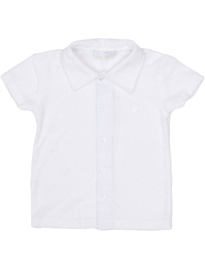 Watson White French Terry Polo