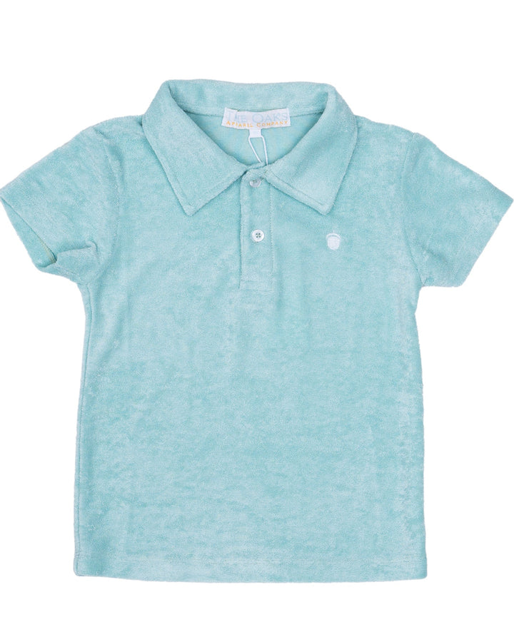 Watson Teal French Terry Polo