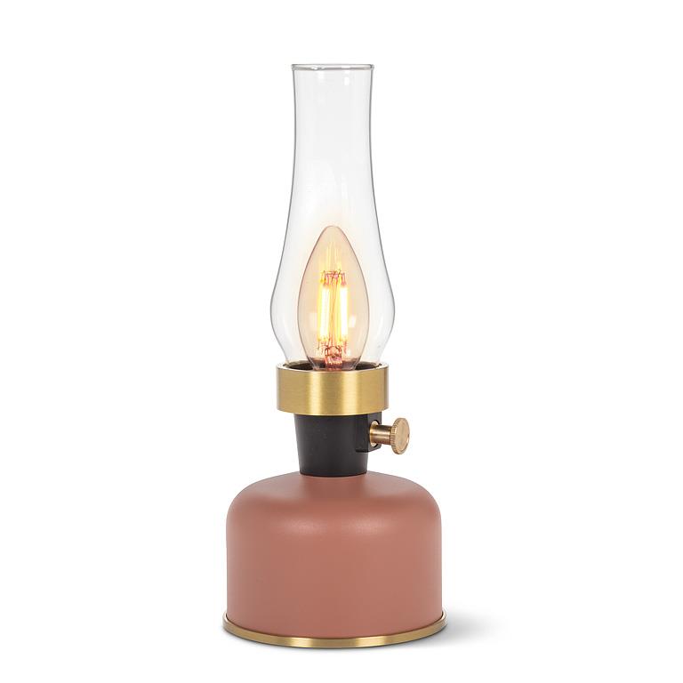 Lantern LED Lamp w/Chimney-Terra-10.5"H
