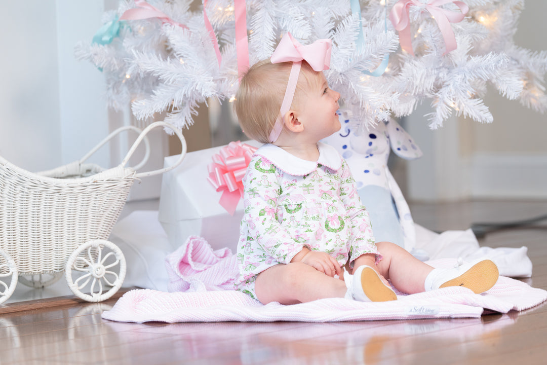 Mary Mills Pink Holiday Toile Bubble