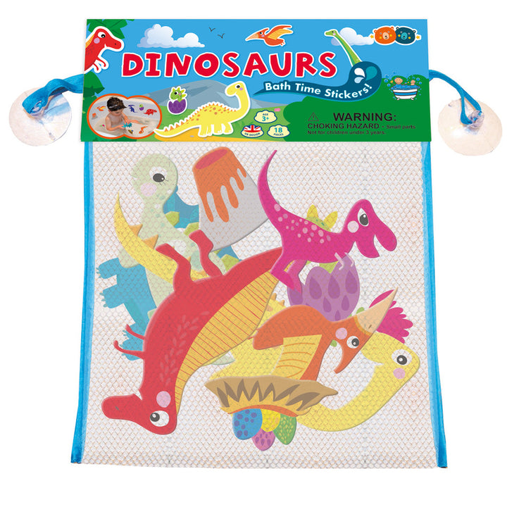 Buddy & Barney Bath Time Stickers - Dinosaurs