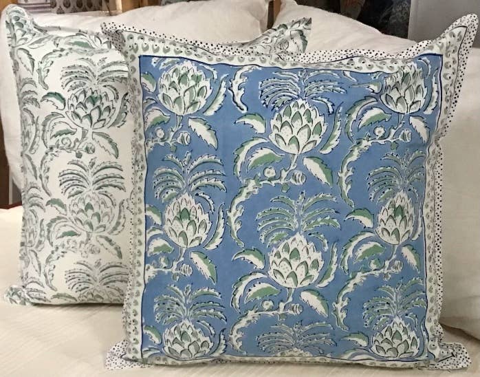 natural habitat - Pillow Printed 18" x 18" Thistle