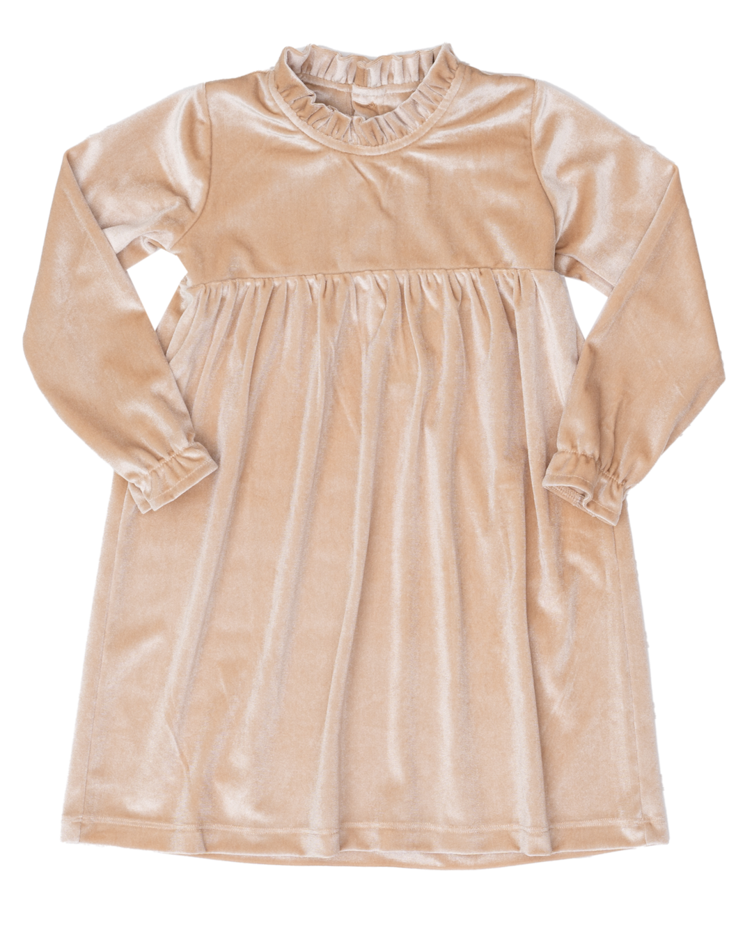 Kaitlin Champagne Velvet Dress The Oaks Apparel Co. Kaitlin Champagne Velvet Dress The Oaks Apparel Co.