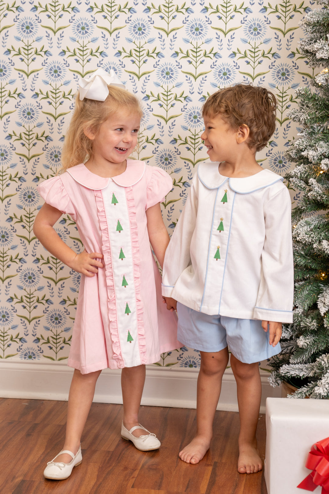 Charlie Blue Christmas Tree Short Set