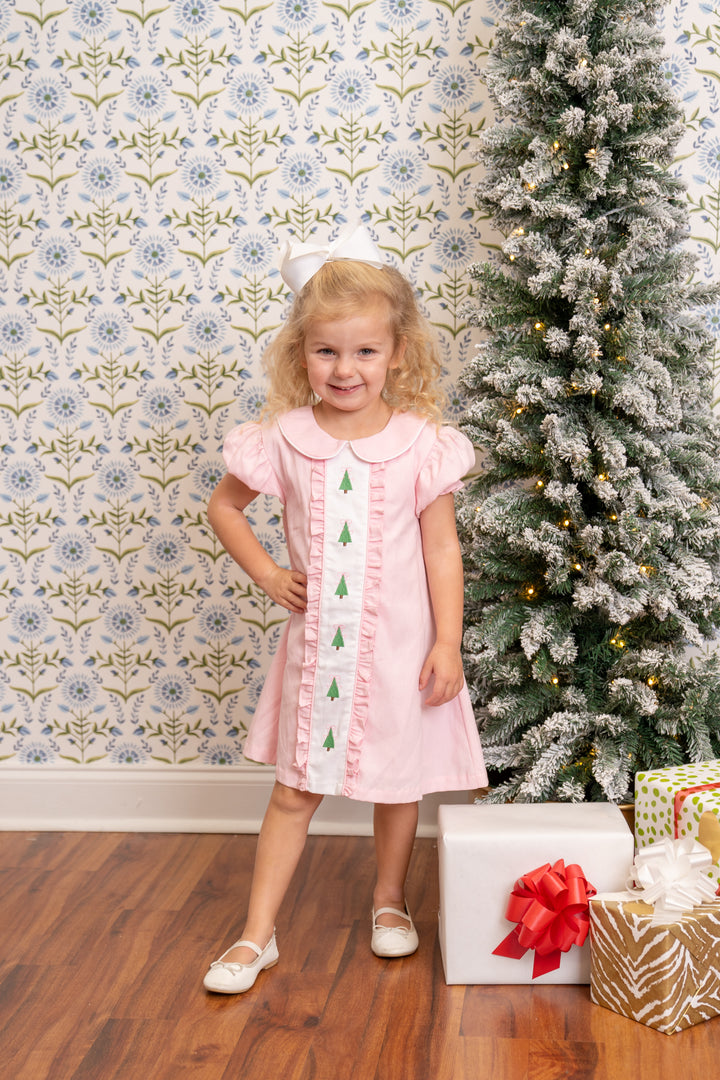 Christina Pink Christmas Tree Dress