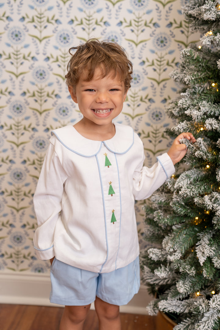 Charlie Blue Christmas Tree Short Set