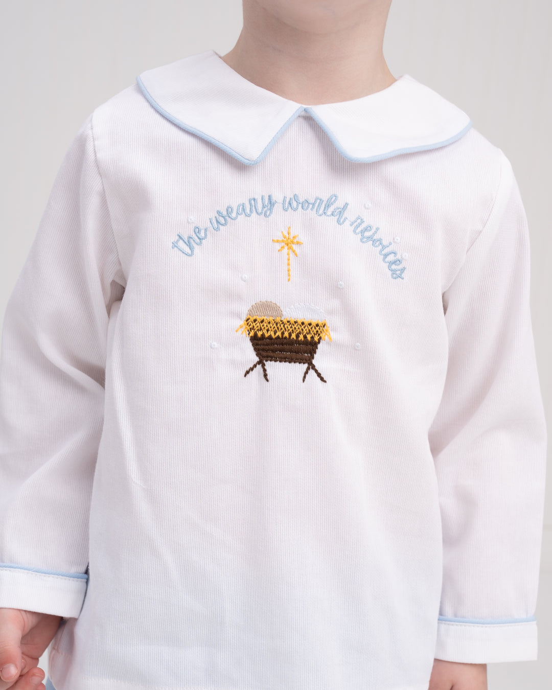 John Nativity Blue Short Set