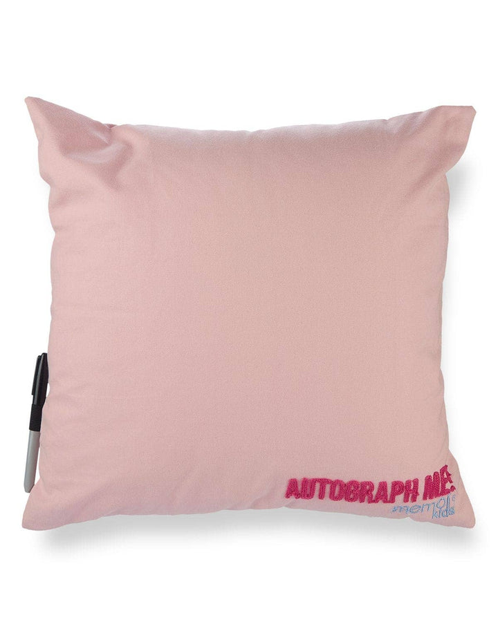 Infinity Classics International Inc. - Happy Camper Autograph Pillow: Peachy Pink / One Size