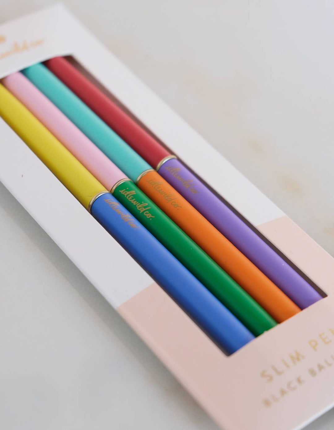 Idlewild Co. - Slim Pens Set of Four | Duo-Tone Classic Rainbow