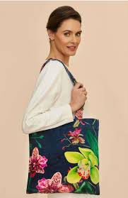 Powder - Exotic Evening Ink Velvet Tote